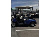 2018 E Z GO RXV® ELiTE Blue Blue White
