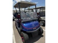 2018 E Z GO RXV® ELiTE Blue Red